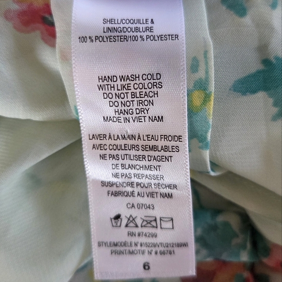 Kate & Lily Floral Print Garden Boho  Feminine Maxi Belted Light Green Dress 6 - Picture 15 of 16